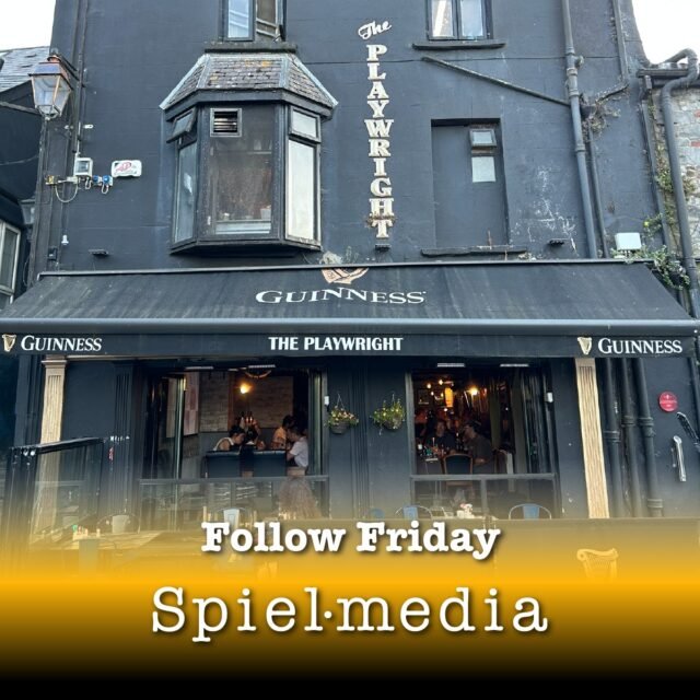 🙌✨ Follow Friday ✨🙌
It’s that time of the week where we shine a light on businesses we love working with — and ones we’d love to work with in the future 👀
This week, we’re giving a shoutout to Playwright Bar Kilkenny - @playwright.kilkenny. The Playwright is a bar and restaurant simultaneously on High Street and Kieran's Street. They have tasty food, live music and mighty craic. And in this heat, they have outside seating!
At Spiel Media, we’re all about building connections, telling stories, and supporting ambitious brands. 
Who else should we be following?
Tag a business below that deserves a bit of extra attention — or one you think we should collaborate with next 👇
Because great stories are everywhere…
What’s your story?