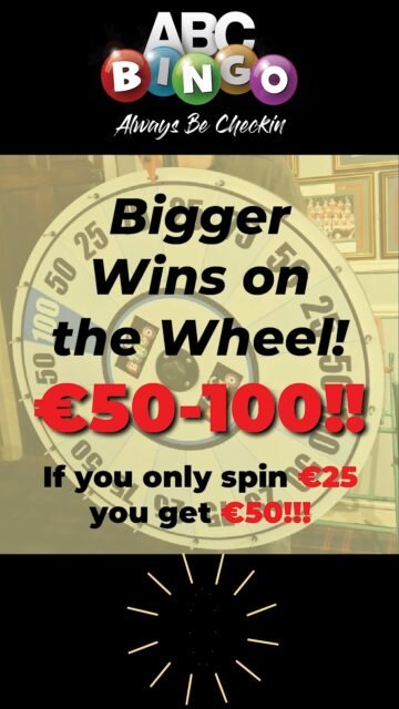 This week at ABC Bingo!