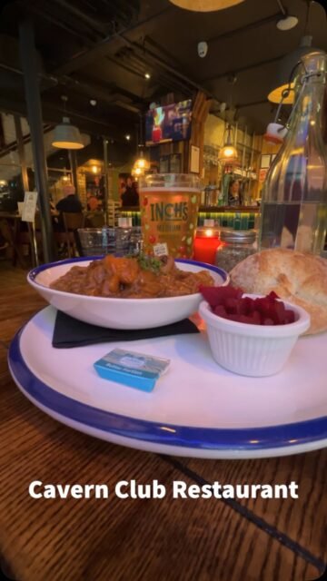 Your Moment of Yum
Your Moment of Spiel

#TraditionalScouser #BeefStew #CavernClub #Liverpool #Beatles 
UK Yum TreatYoSelf YourMomentOfYum YourMomentOfSpiel @cavernclubrestaurant